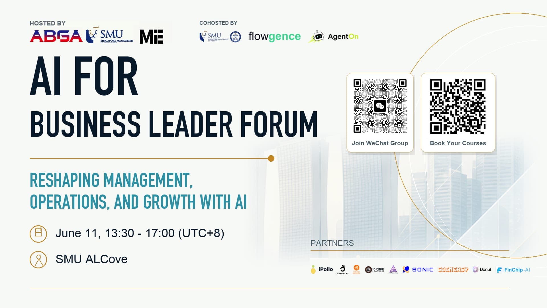AI for Business Leaders Forum @ SuperAI 2026 活动海报