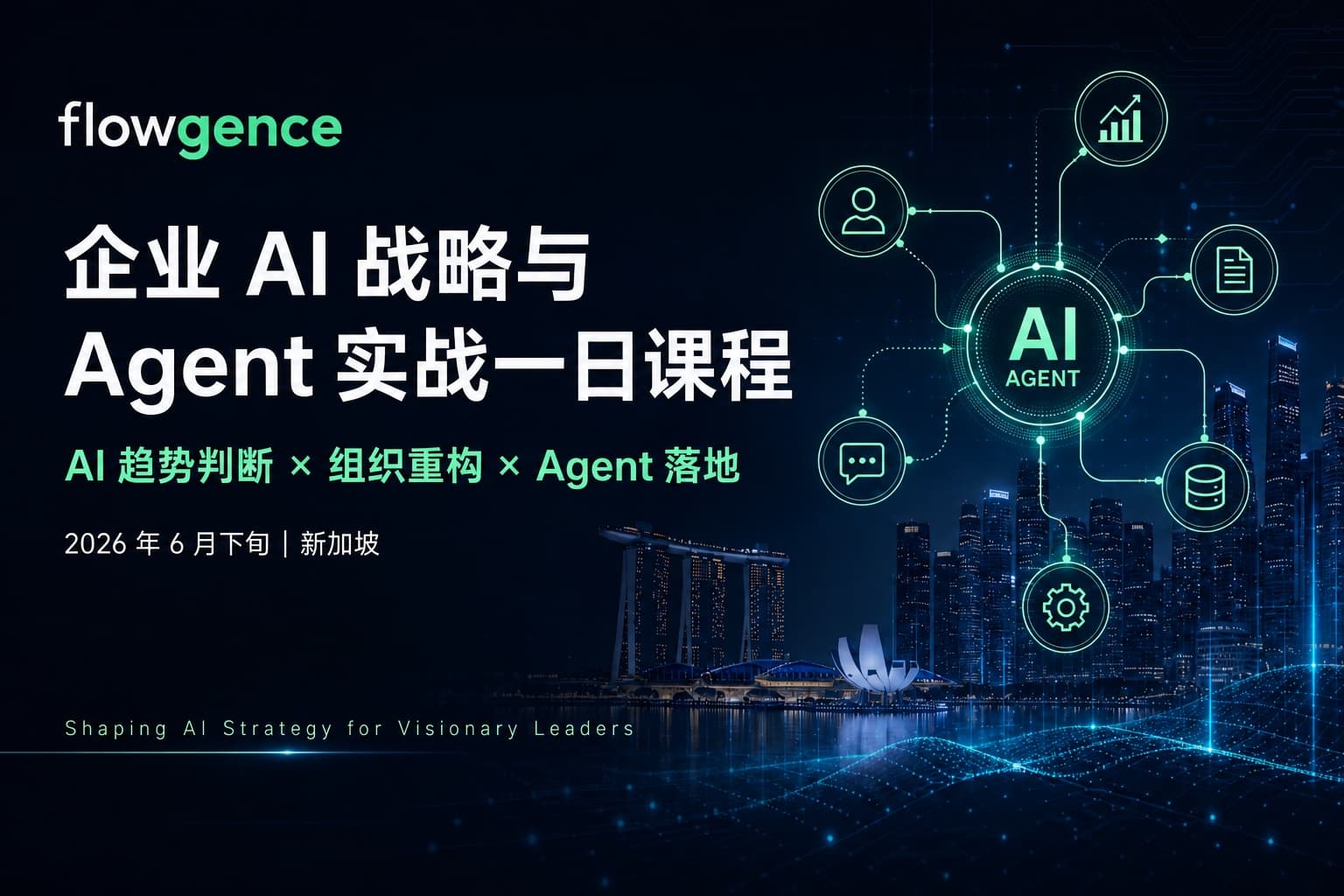 flowgence商业精英AI课程 活动海报